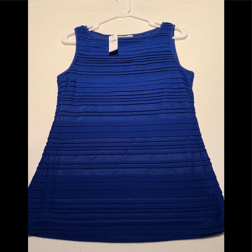 Banana Republic NEW blue formal sleeveless shirt